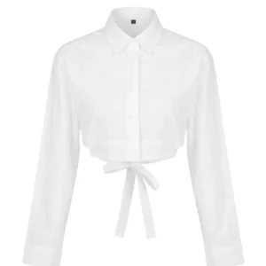 Trendyolmilla Women's Flat Long Regular Shirt
