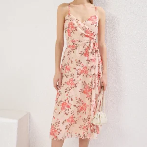 Women's Abstract Midi Suspended Day / Night Regular Dress