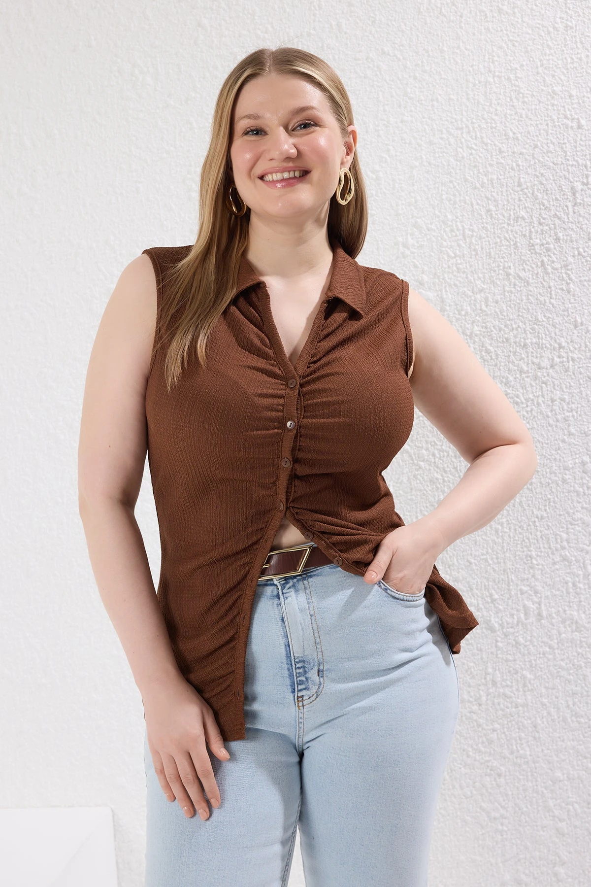Curve Plus Size Blouse - Image 3