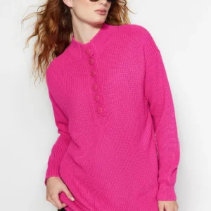 Button Detailed Knitwear Sweater TCTAW24AK00185