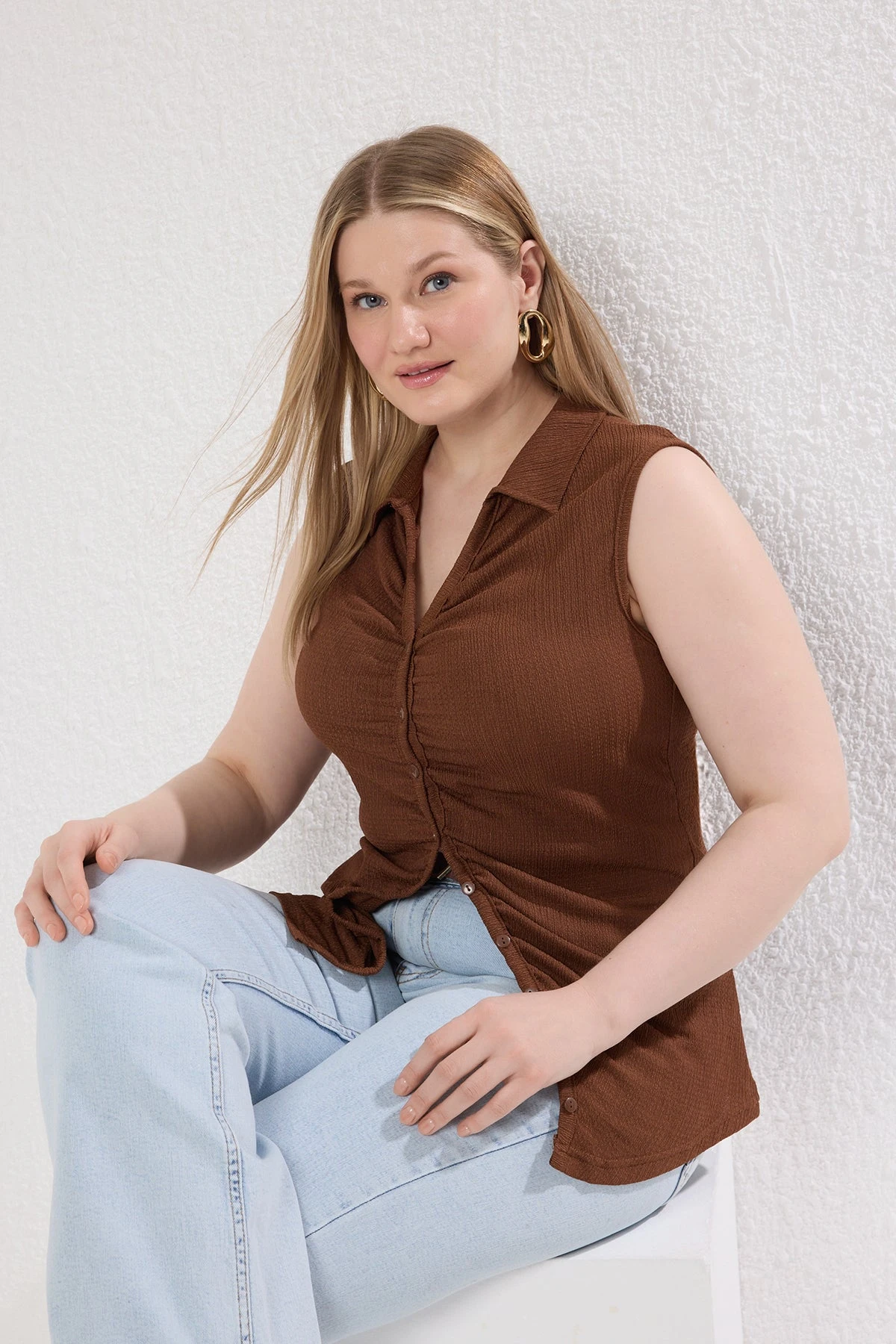 Curve Plus Size Blouse - Image 2