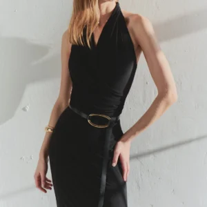Women's Straight Midi Sleeveless Stylish/night Slim Dress