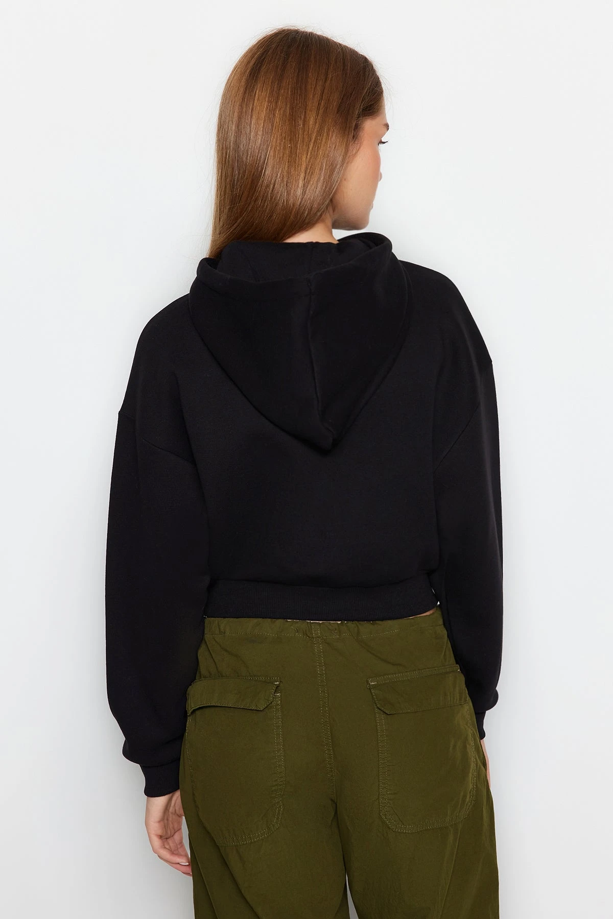 Women's Plain Long Relaxed Sweatshirt