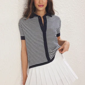 Women's Striped Short Regular Blouse