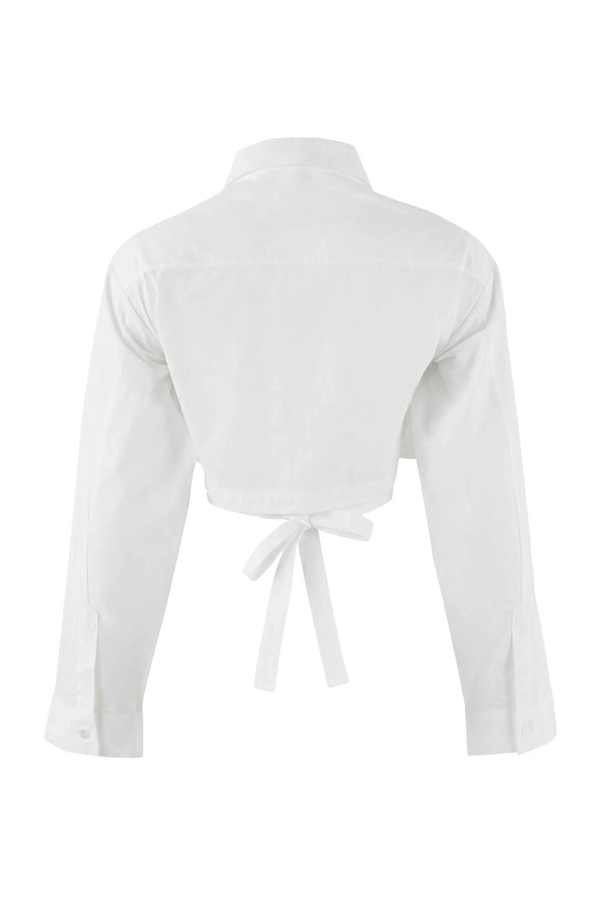 Trendyolmilla Women's Flat Long Regular Shirt - Image 3