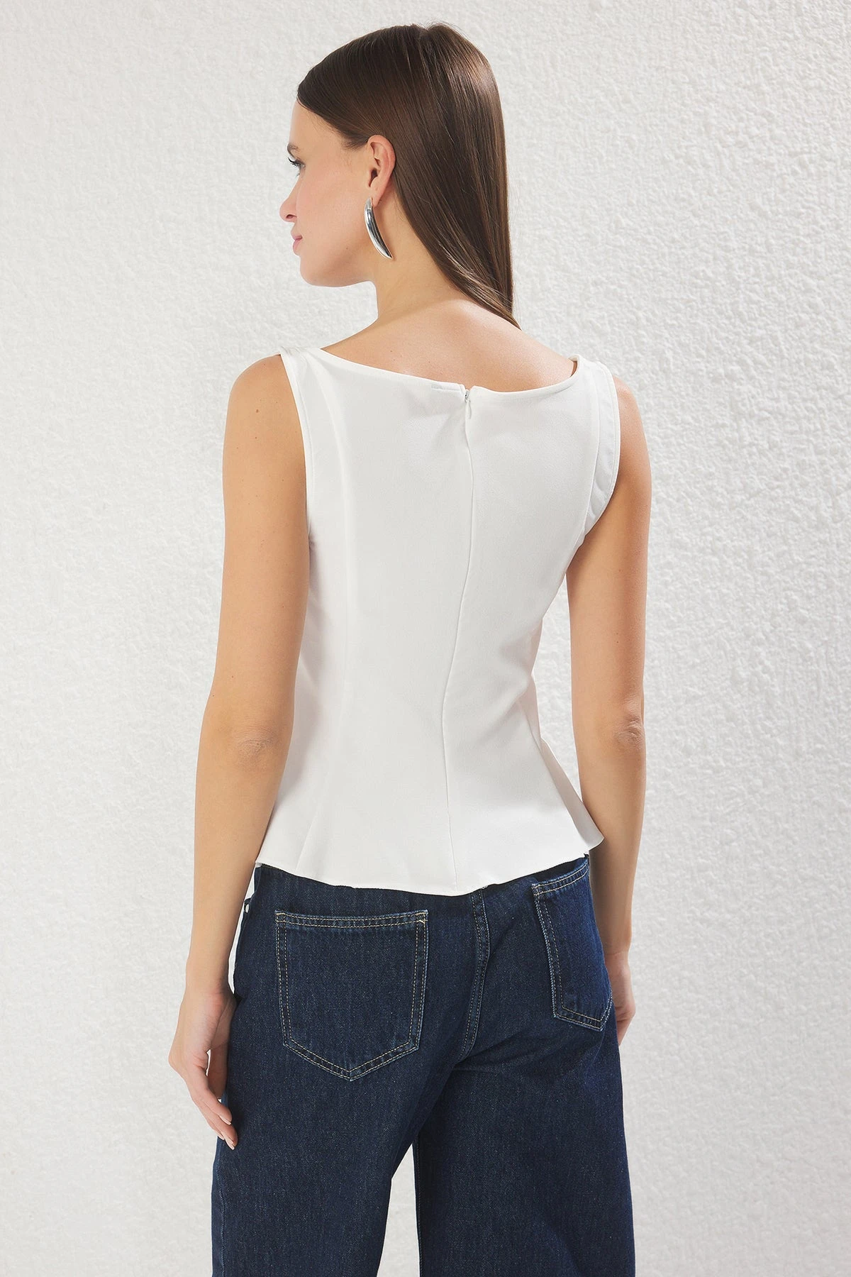 Women's Straight Hanging Regular Blouse - Image 4