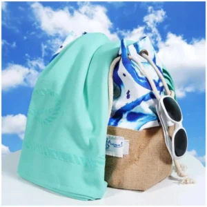 Anemoss Sailor's Ties Beach Towel Mint Green 140X70 Cm