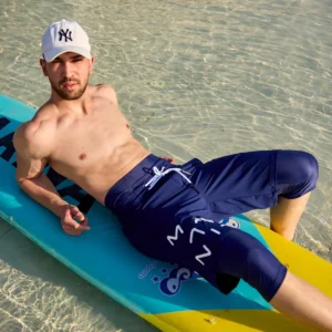 Marina Navy Blue Modest Men’S Swim Shorts - S2503-2